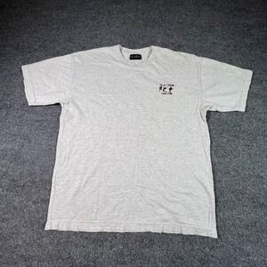 Vintage LE Best Can-Cun T-Shirt Men's L Gray Cotton We Be Jammin Embroidered